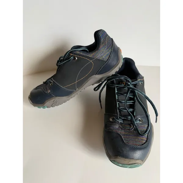 Kuru‎ Kruzr II Womens 6.5 Navy Blue Leather Hiking Sneakers Trail Shoes 20080665 - Image 9