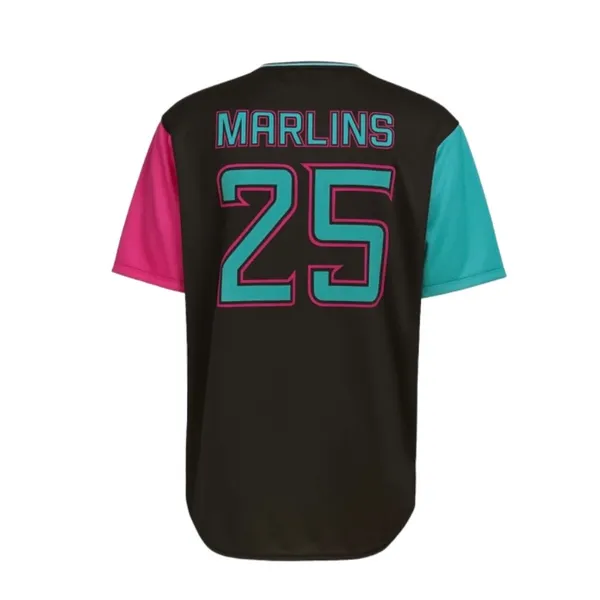 NWT XL UHealth Miami Marlins City Connect Baseball Jersey Merch Athletic - Image 2