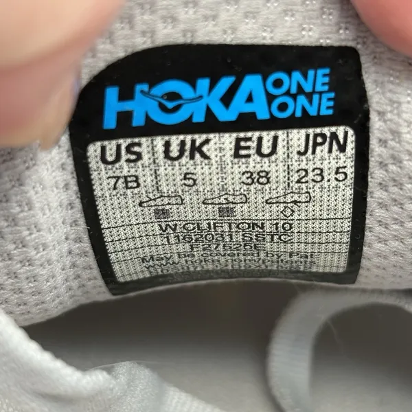 Hoka One One Clifton 10 Stardust Cosmic‎ Grey 1162031-SSTC Women's Size 7B - Image 6