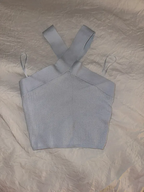 Sculpt Knit Criss Cross Tank - Image 4