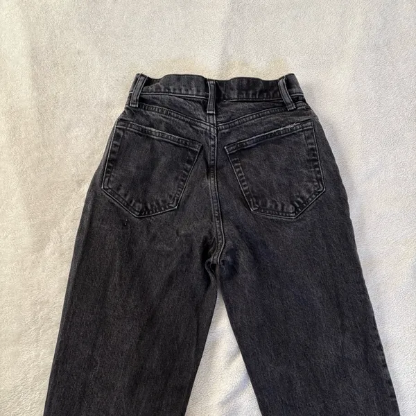 Abercrombie Ultra High Rise 90s Straight Jean Black - Image 4