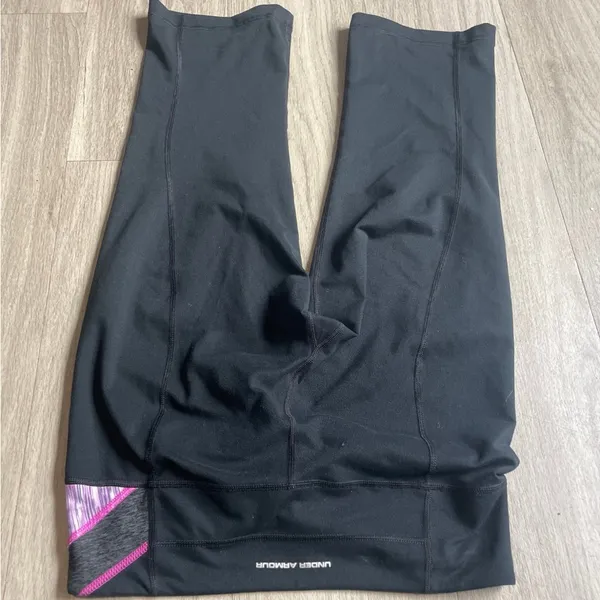 Under Armour Black pants with Pink Accent - Image 2