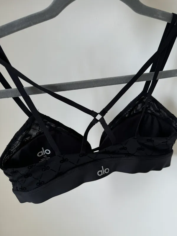 Alo Airlift Mesh Logo Sports Bra - Image 5