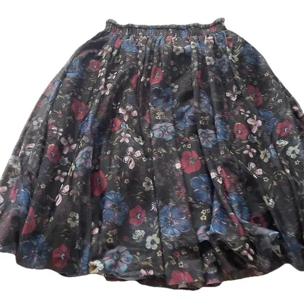 Disney Snow White Black floral Tulle Skirt by Lauren Conrad Women’s Size M - Image 14