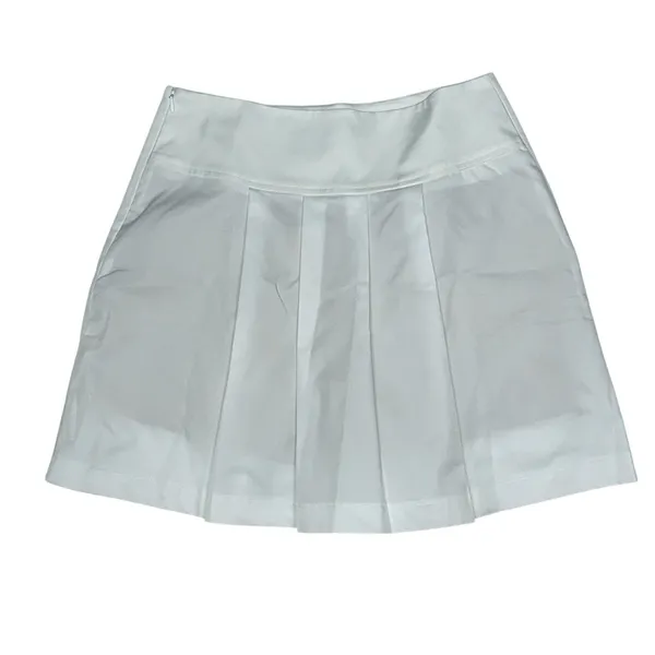 NWT FAIRWAY FOX WOMEN'S GOLF/TENNIS‎ SKORT Amy Size 4 Coolmax Gold Zip Pleated - Image 3