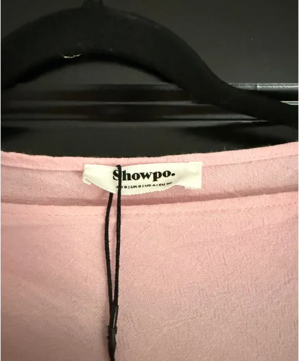 NWT SHOWPO linen blend dress size 4 - Image 7