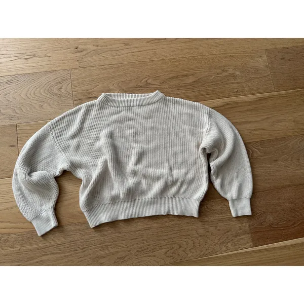 Brandy‎ Melville Cream Oversized Knit Sweater - Brianna Style (MH321) - Image 2