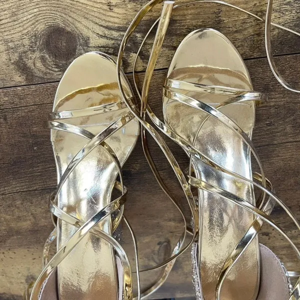 Women’s ankle high heels Glitter 5.5 - Image 6