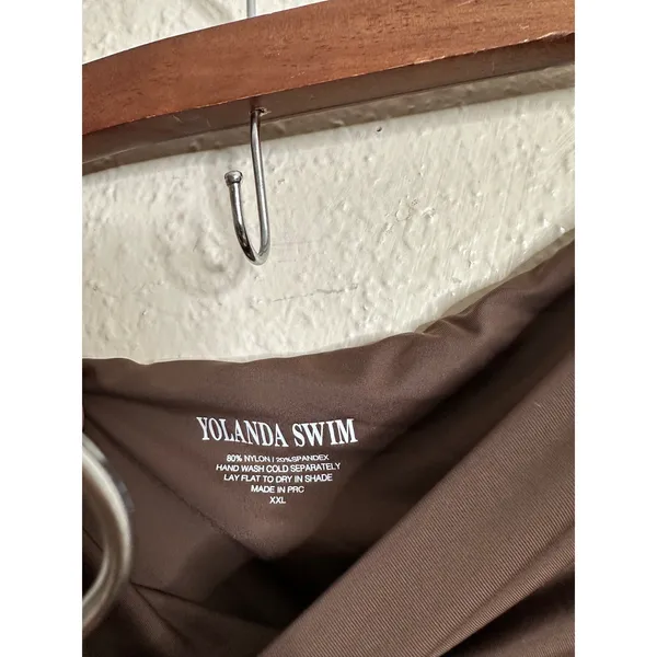 Yolanda Swim Bikini Set in Chocolate Womans XXL - Image 5