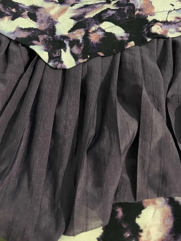 Simply Vera Vera Wang Asymmetrical Abstract Blouse (XL) - Image 5