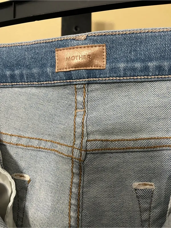 New MOTHER The Hustler Ankle Fray Jeans – Size 32” (Not Plus Size) - Image 8