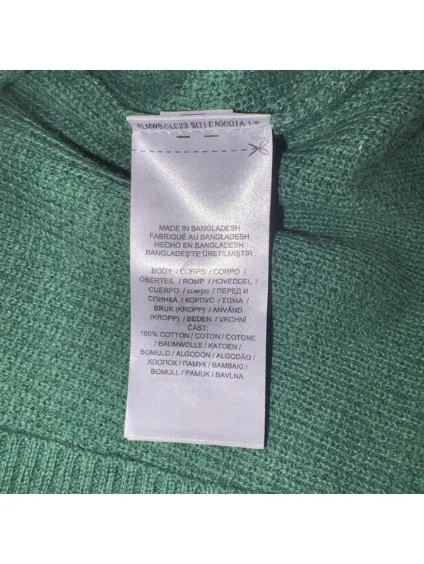 Lauren Ralph Lauren Green Knit Hooded Sweater Woman’s Size Medium Outdoor RL - Image 7