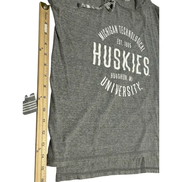 MTU Michigan Tech Huskies Women's MV Sport Lightweight Hooded Pullover Small - Image 7