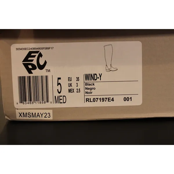 Kenneth Cole Reaction WIND-Y Boots Womens 5 Black Over The Knee Faux Suede NIB - Image 5