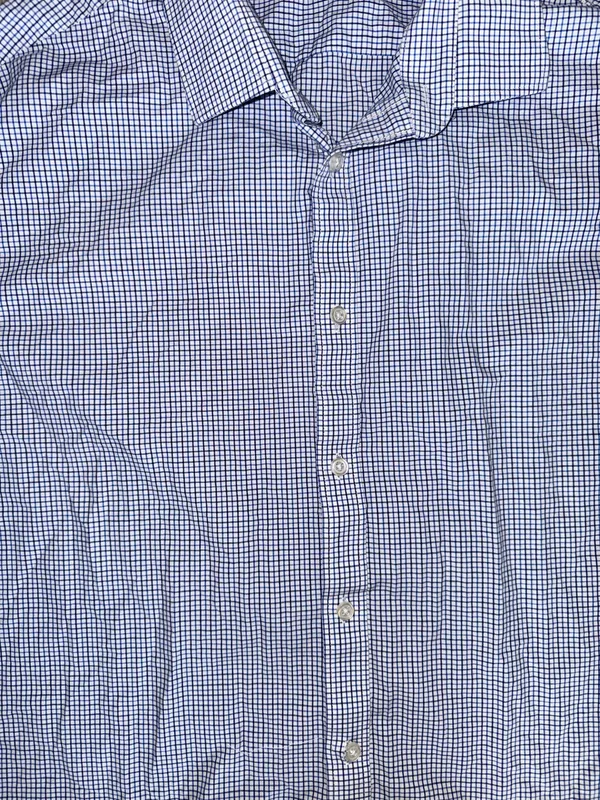 Men’s Tommy Hilfiger Blue and White Button-Down Shirt Size XL - Image 2