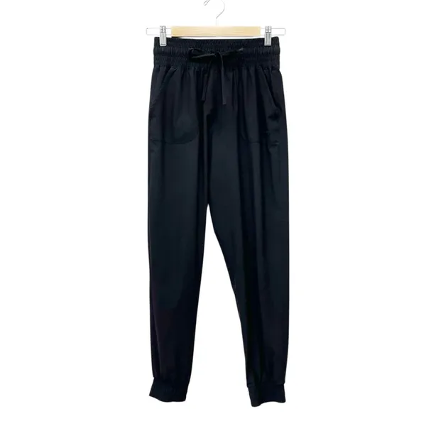 Albion Destination Jogger Pants Black Size Small Elastic Waist Athleisure Travel - Image 2