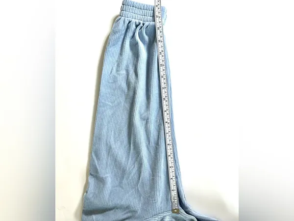 aerie Light Blue Velour Cropped Jacket Sz Small Pockets‎ and Full Zipper - Image 9