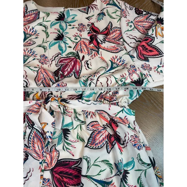 Baltic Born Tally Mini Dress Cream Floral Long Sleeve Plus Size 3X - Image 8