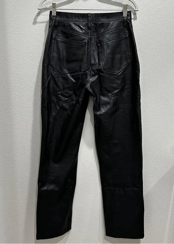 Abercrombie & Fitch Faux Leather Pants - Image 7