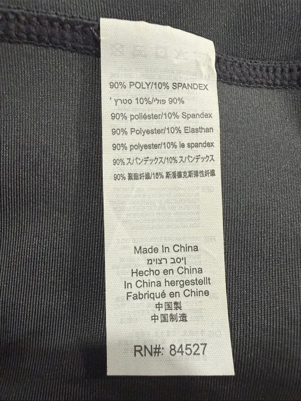 NWT OTF Orangetheory Fitness Gray Leggings with Orange Side Stripes - Image 14