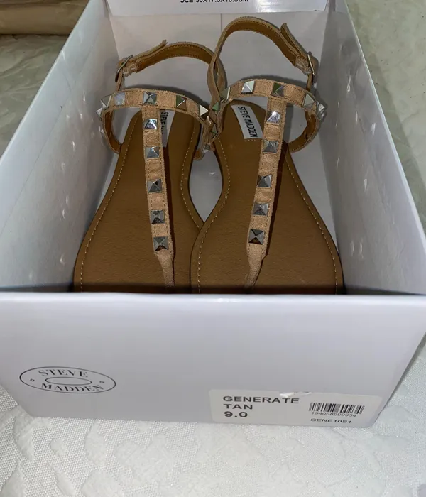 Steve Madden Tan  Generate Sandals - Image 7