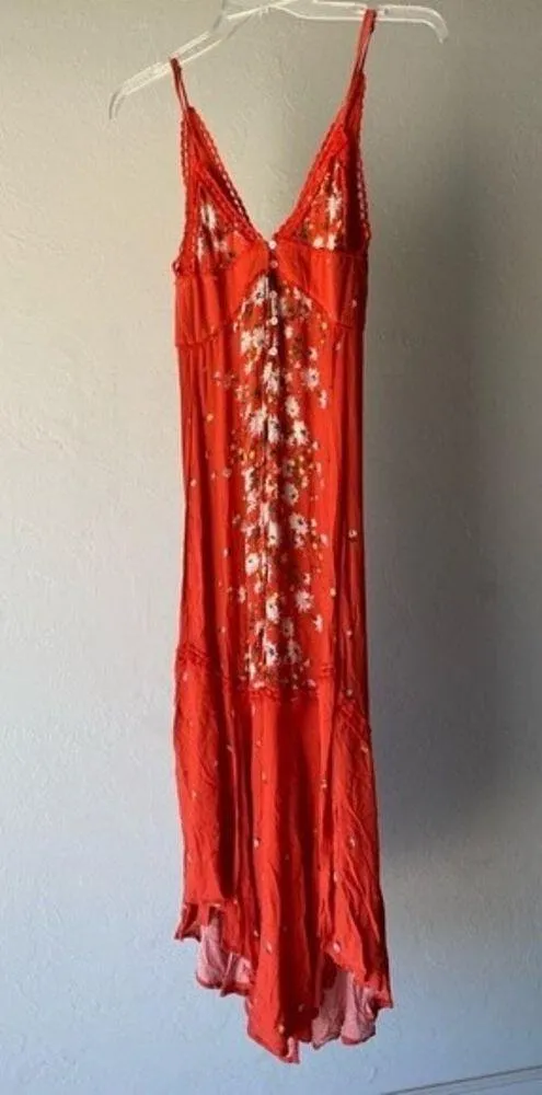 Free People spaghetti strap floral maxi dress - Image 13