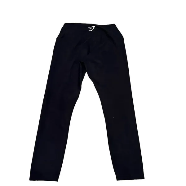 Gymshark Women's XS Black High Waisted Leggings Yoga Gym Activewear - Image 2