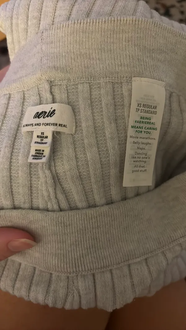 Aerie late night sweater pant heather gray - Image 2