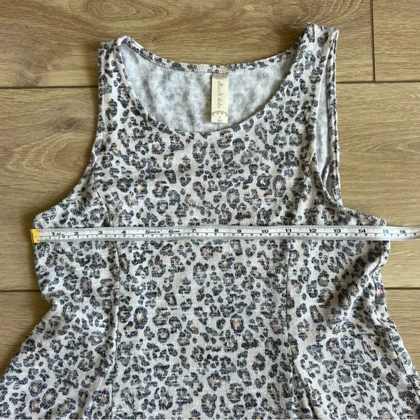 Altar’d State Leopard Print Full A-Line Sleeveless Stretch Mini Dress Small - Image 7