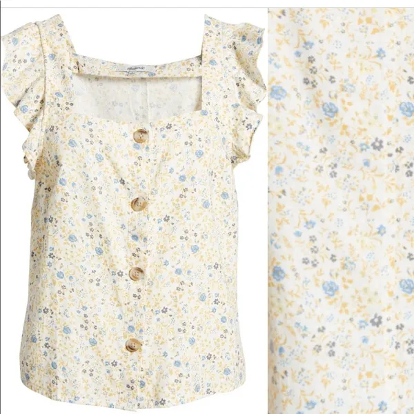 Madewell New Floral Top - Image 4