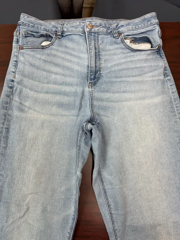 American Eagle Stretch Mom Jean Denim Jeans Size 14 - Image 2