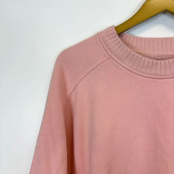 Aerie Pink Crewneck Pullover Sweatshirt - Image 4