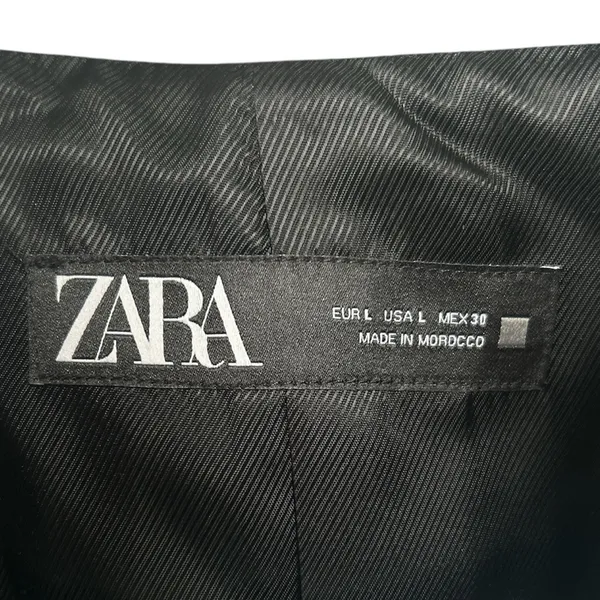Zara Blogger's Favorite Oversized Gray Blazer Large 8913/581 NWOT Quiet Luxury - Image 9