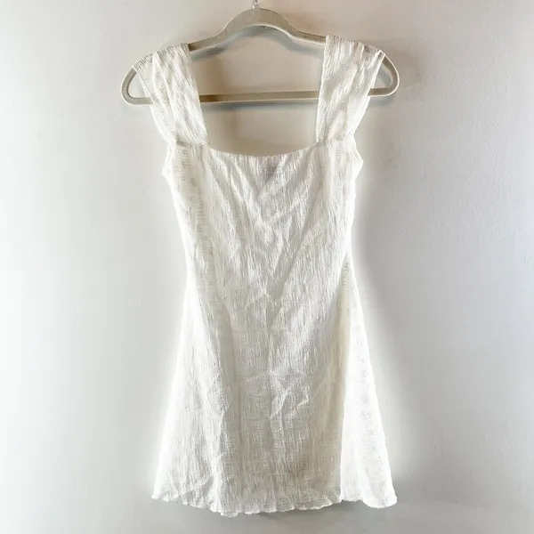 Princess Polly Lanchester Square Neck Mini Dress White 4 - Image 2