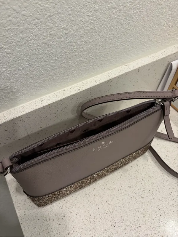 Kate Spade Greta Court Ramey Cityscape Glitter Crossbody Bag Women’s Purse EUC - Image 7