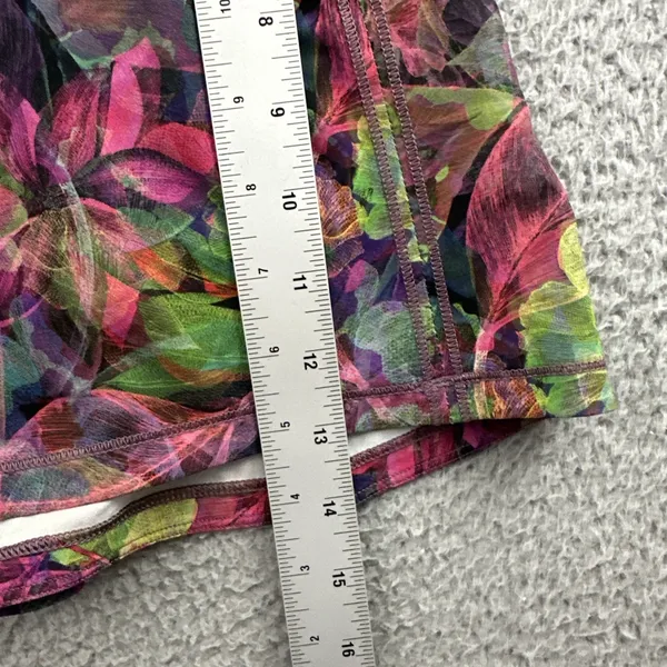 Lululemon‎ Pace Rival Mid Rise Skirt Skort Vivid Floral Tennis Athletic Women 10 - Image 10