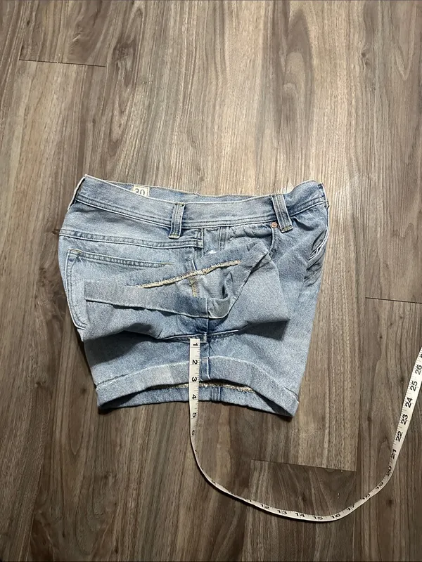 We The Free Light Blue Denim Jean Shorts - Image 5