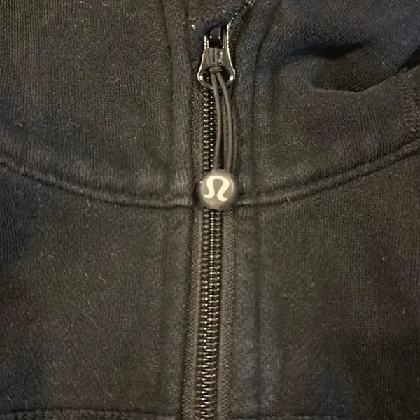 Lululemon Women’s Black Heavyweight Scuba Zip-Up Sweatshirt - Size 6 - Image 7