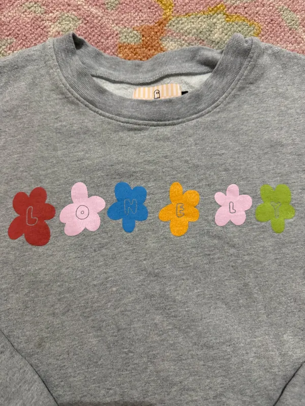 Lonely Ghost Floral Limited Edition Crewneck - Image 2