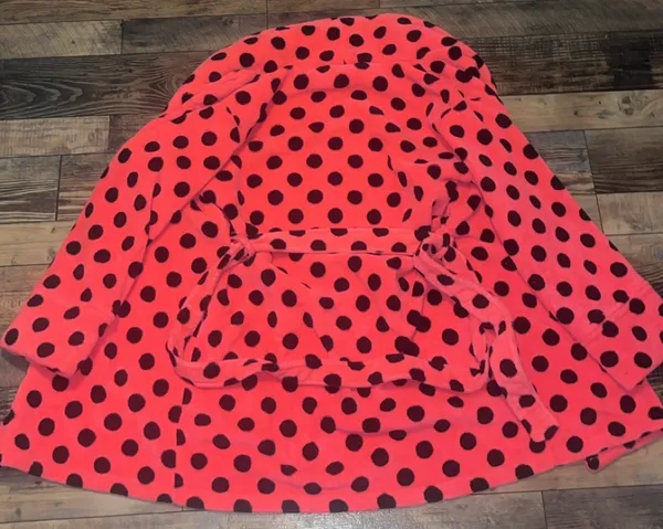 PINK Polka Dot Robe Victoria's Secret Plush - Image 4