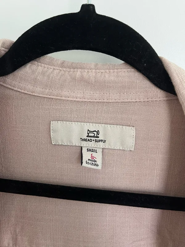 TJ Maxx Linen Button Down  - Image 2