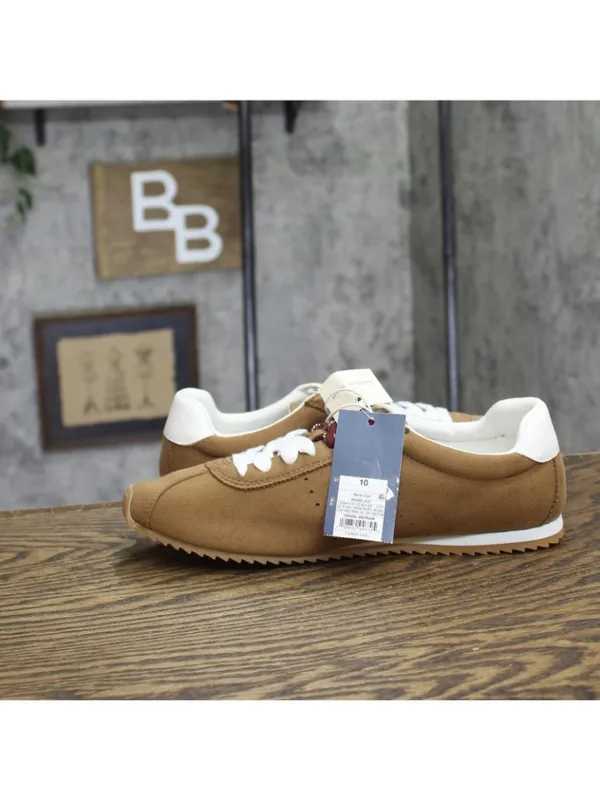 NWT Universal Thread JoJo Sneakers Double Lace Low Top 94462319 Brown 10M - Image 8