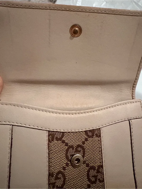 vintage Gucci Web / Cherie‎ compact bifold wallet - Image 6