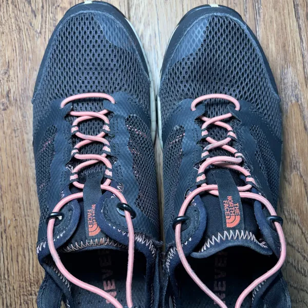 The North Face Womens Sz 8 Litewave Amphibious II Trail Running Shoes Black Pink - Image 12