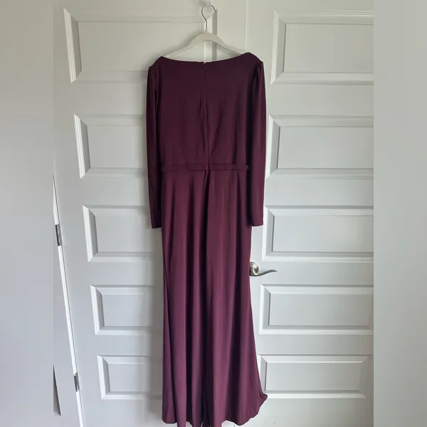 Mac Duggal Boat‎ Neck Jersey Gown With Embellished Shoulder Gown NWT - Image 8