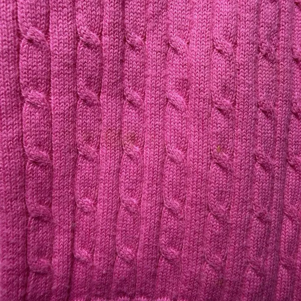 Lauren Ralph Lauren Petite Small Cable Knit Sweater Pink Gold Button Old Money - Image 6