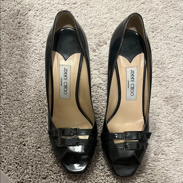 Jimmy Choo dark blue Women's Heels - Image 3