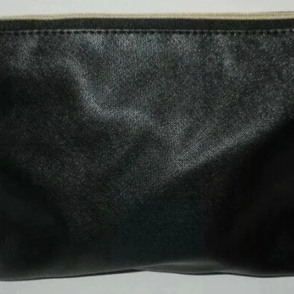 ULTA BEAUTY Makeup Bag‎ Black Python Snake Skin Beauty Travel Clutch New​​​ - Image 3