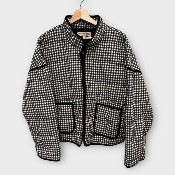Free People Chloe Print Jacket Size Medium - Image 8