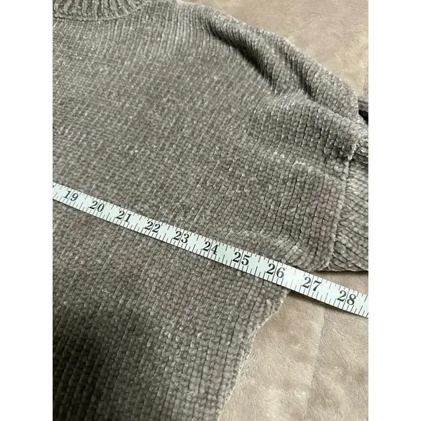 Zenana Outfitters Chenille Mock Neck Sweater Size Medium Soft P:ullover Fall - Image 5